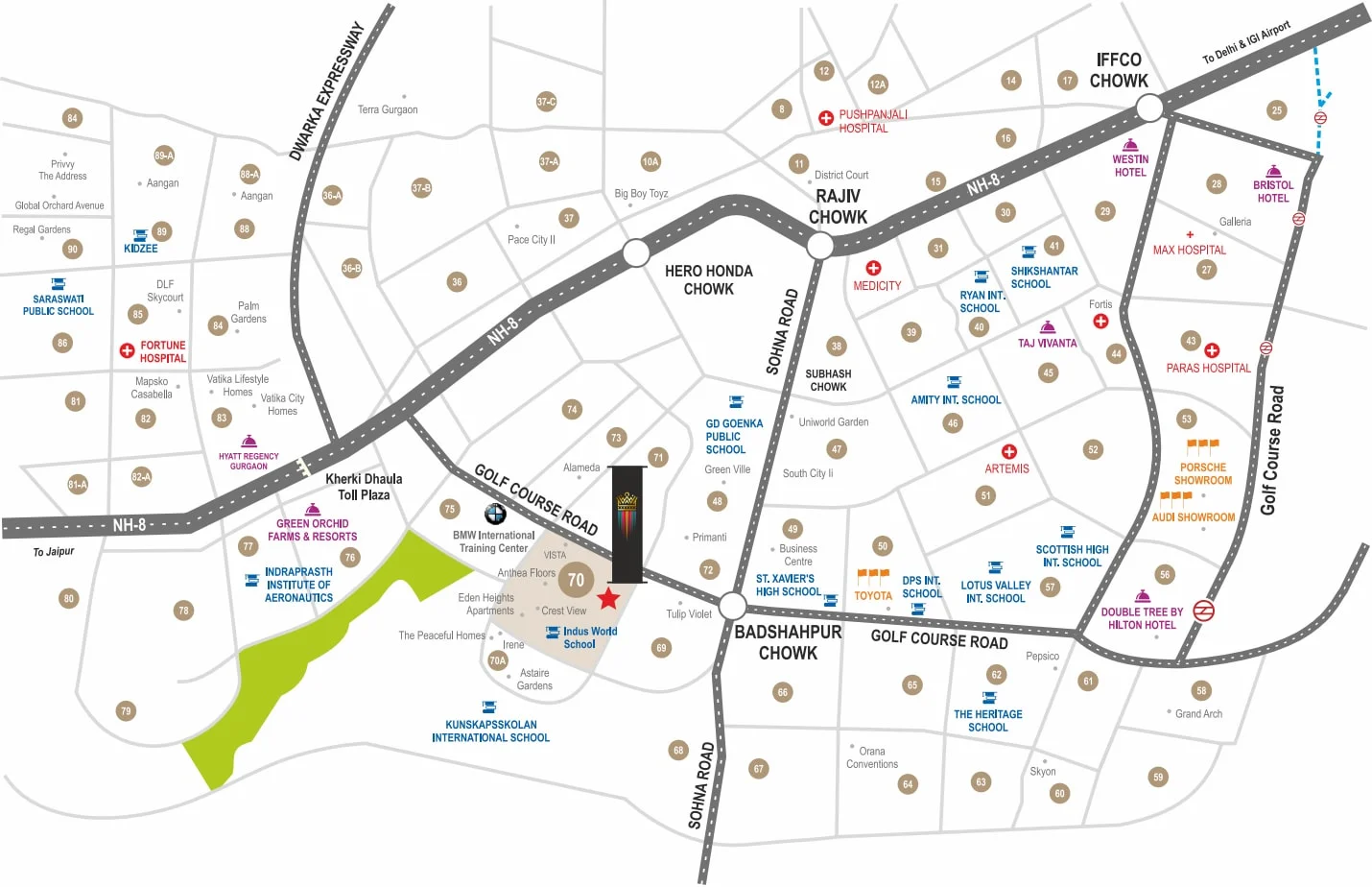Elan Epic map location