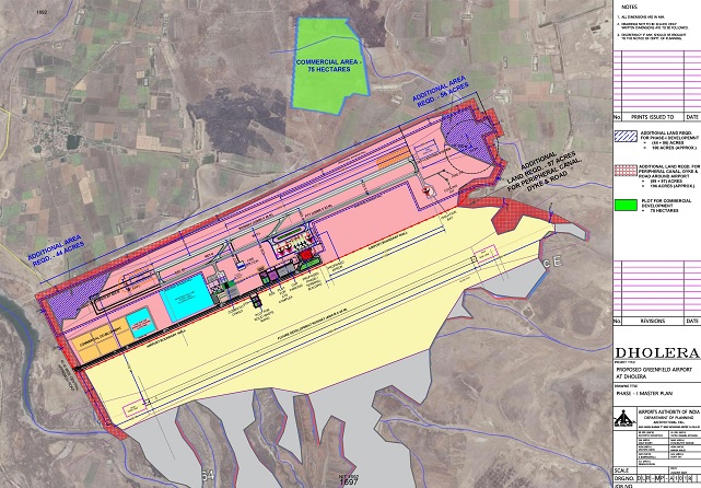 Dholera Airport map