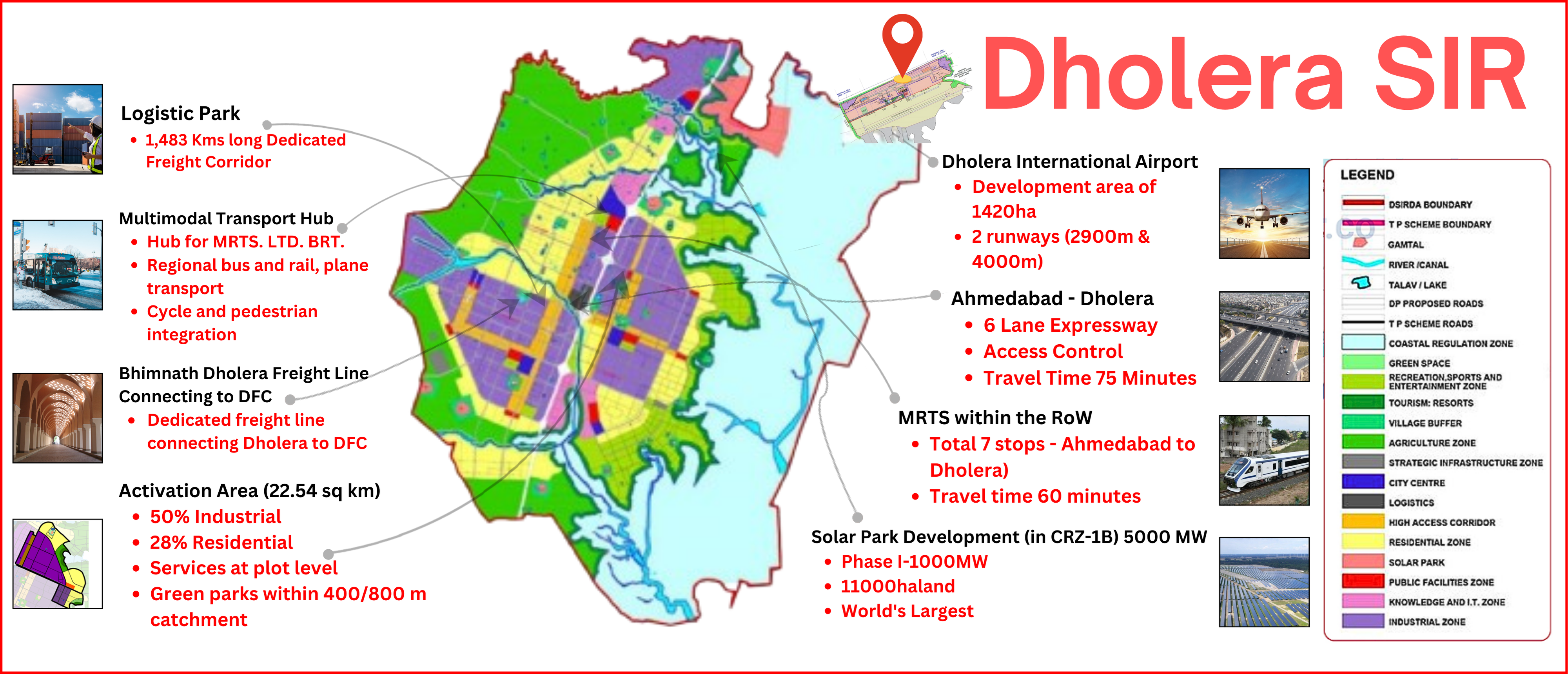 Dholera sir map