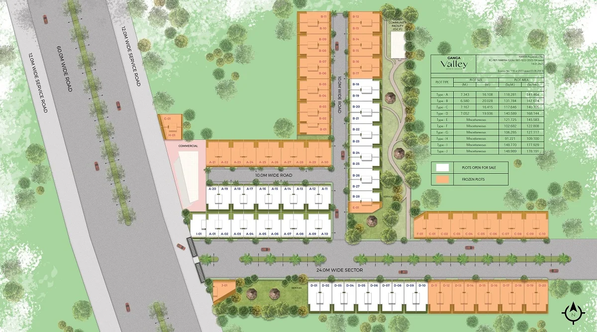Ganga Valley NXT 78 Site PLAN