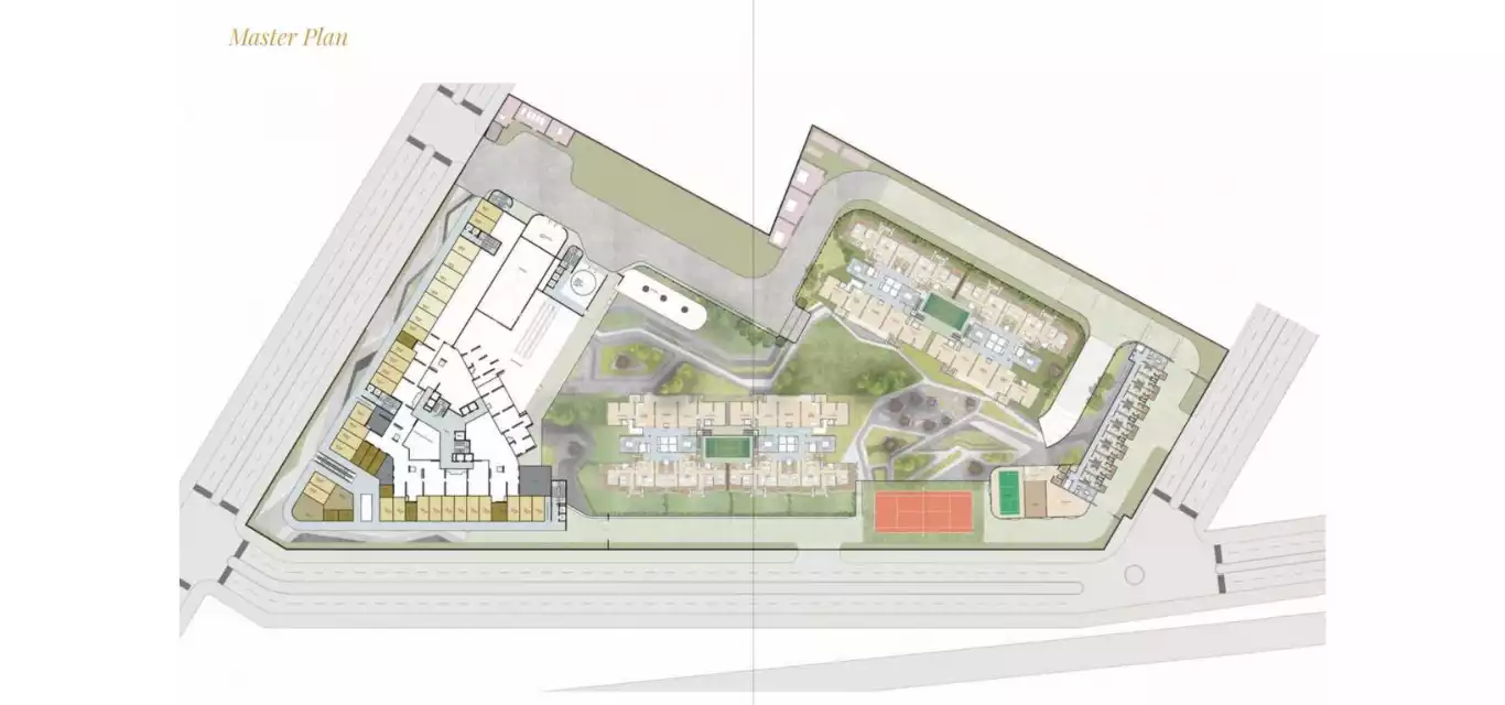 Navraj The Kingstown Heights Gurgaon Play zone Master plan