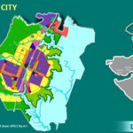 Map of Dholera SIR showing sectors and employee housing zones