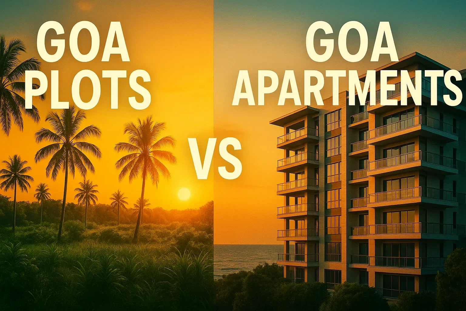 Goa Plots vs Goa Apartments