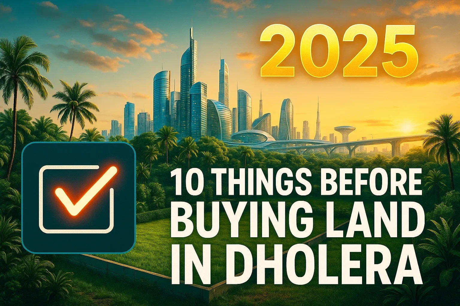 10 Things You Must Check Before Buying Land in Dholera 2025 Buyer’s Guide