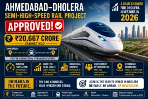 Ahmedabad–Dholera Semi-High-Speed Rail Project Approved 1