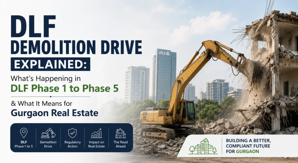 DLF Demolition Drive