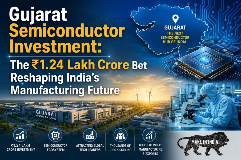 Gujarat Semiconductor Investment The ₹1.24 Lakh Crore Bet Reshaping India's Manufacturing Future