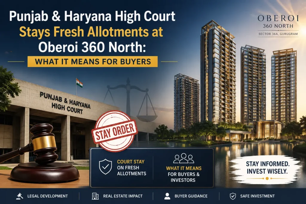 Punjab & Haryana High Court Stays Fresh Allotments at Oberoi 360 North