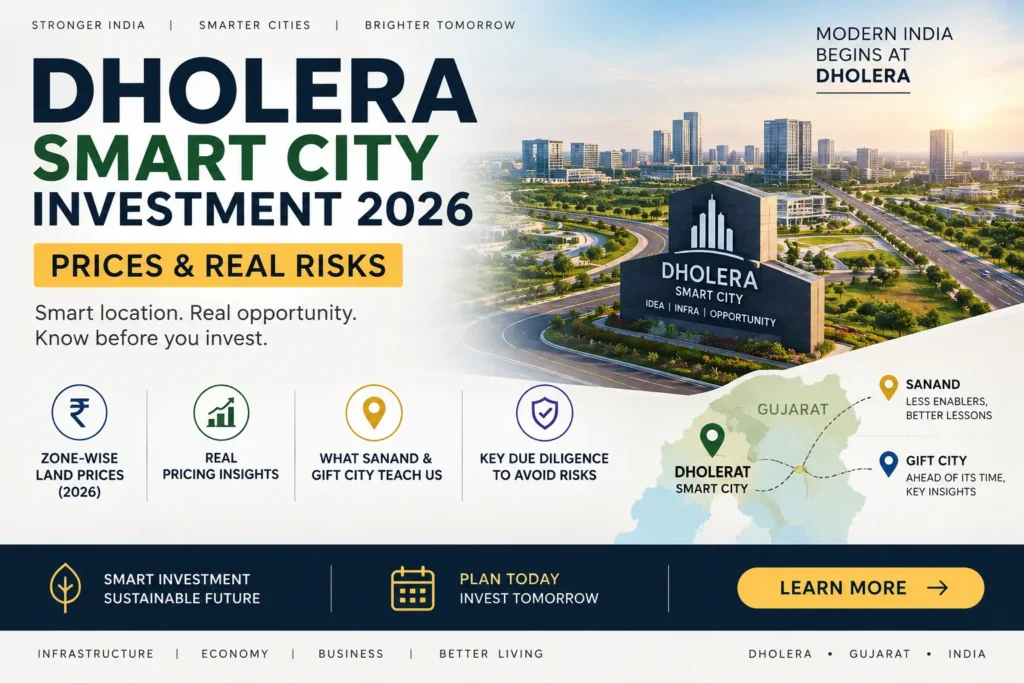 Current image: Dholera Smart City Investment 2026: Prices & Real Risks