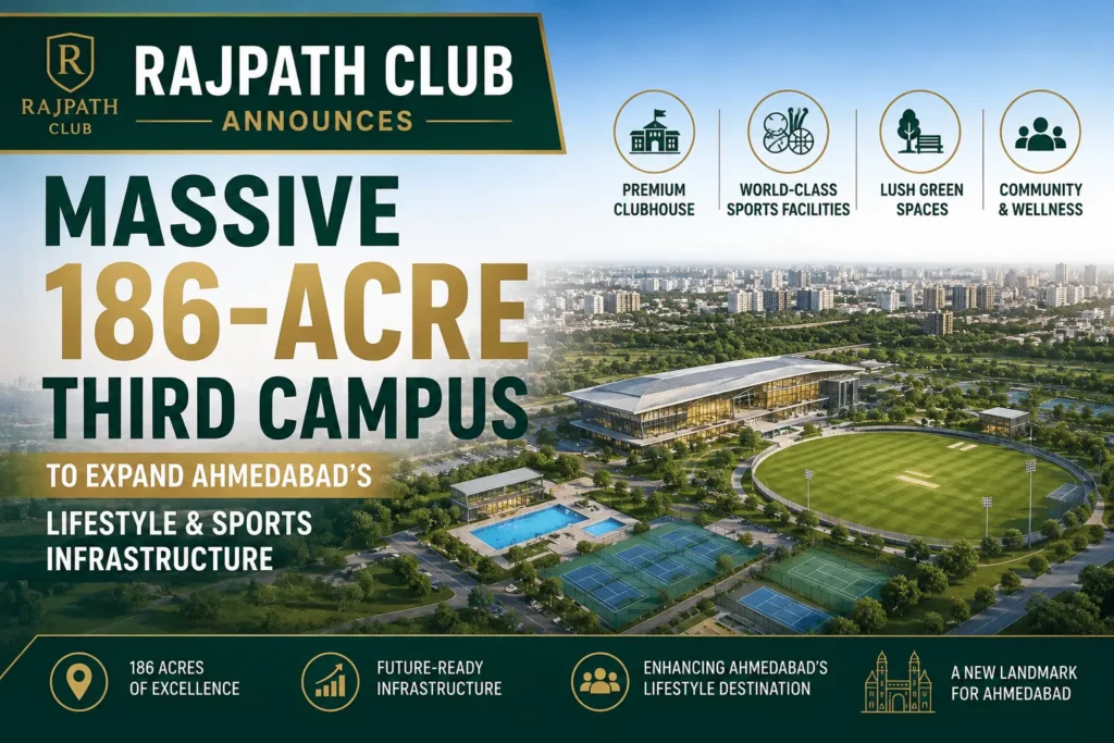 Rajpath Club Announces Massive 186-Acre Third Campus to Expand Ahmedabad's Lifestyle & Sports Infrastructure